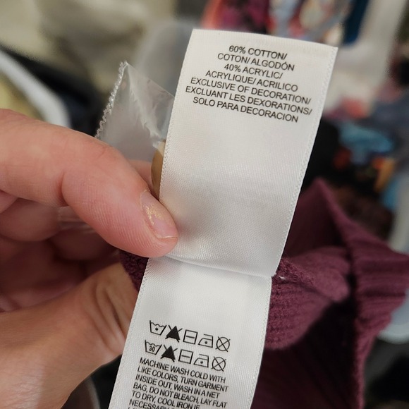 Sienna Sky Pink Ruched Puff Sleeve Square Neck Button Front Top L - Picture 6 of 7